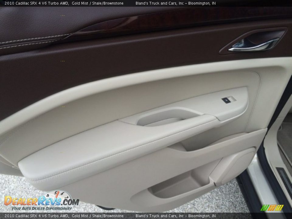 2010 Cadillac SRX 4 V6 Turbo AWD Gold Mist / Shale/Brownstone Photo #13