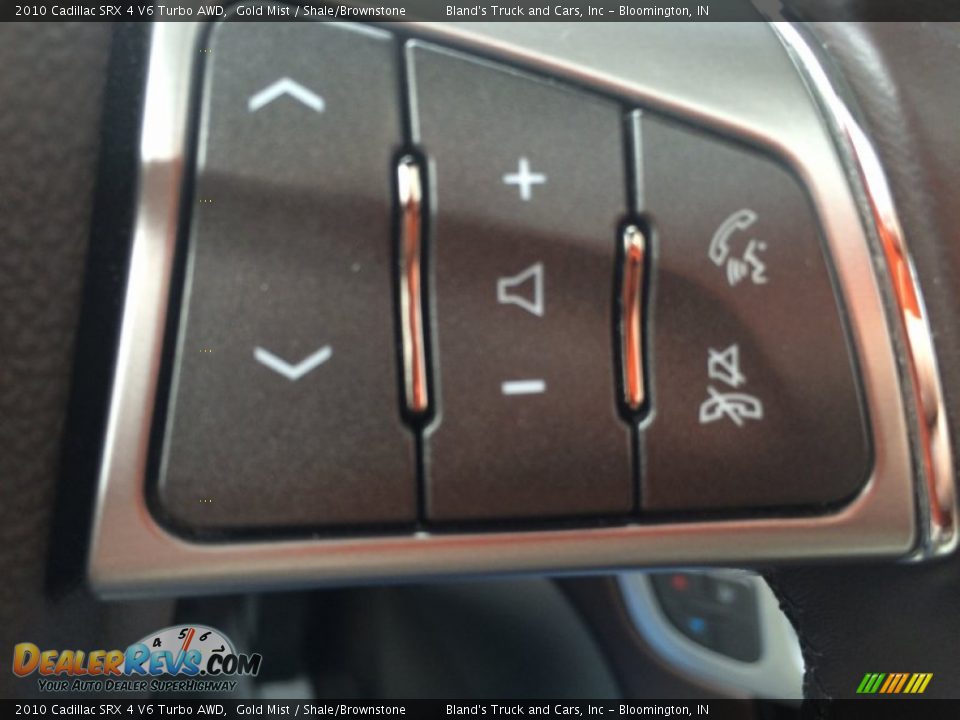 2010 Cadillac SRX 4 V6 Turbo AWD Gold Mist / Shale/Brownstone Photo #18