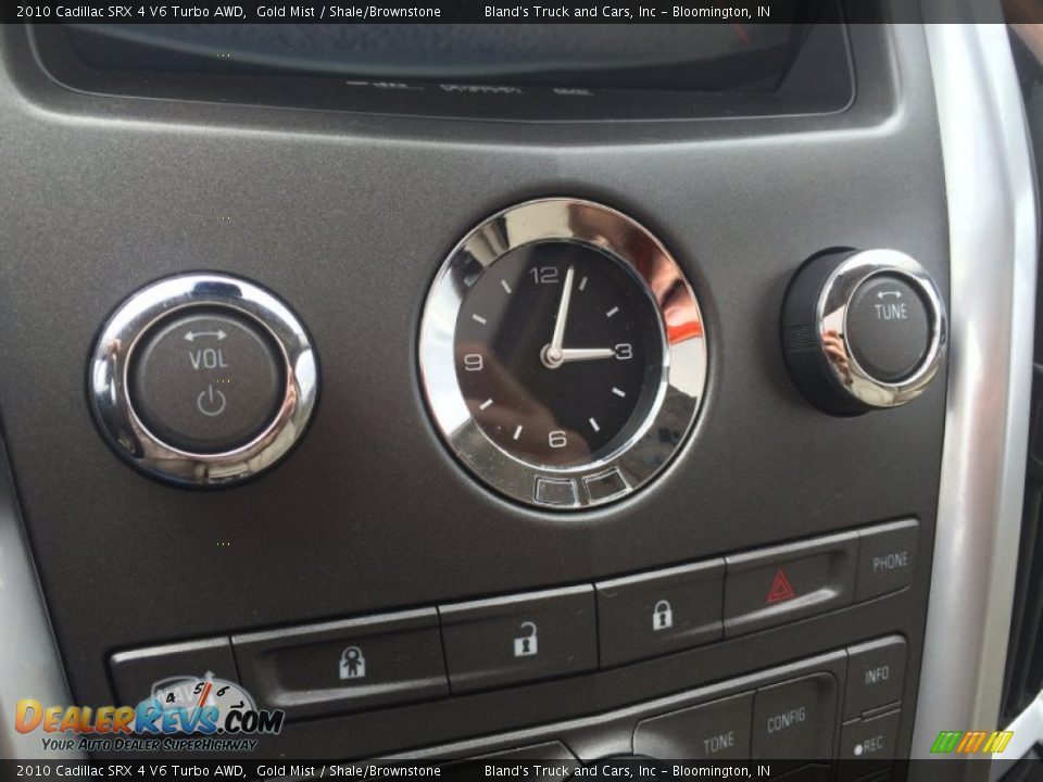2010 Cadillac SRX 4 V6 Turbo AWD Gold Mist / Shale/Brownstone Photo #24