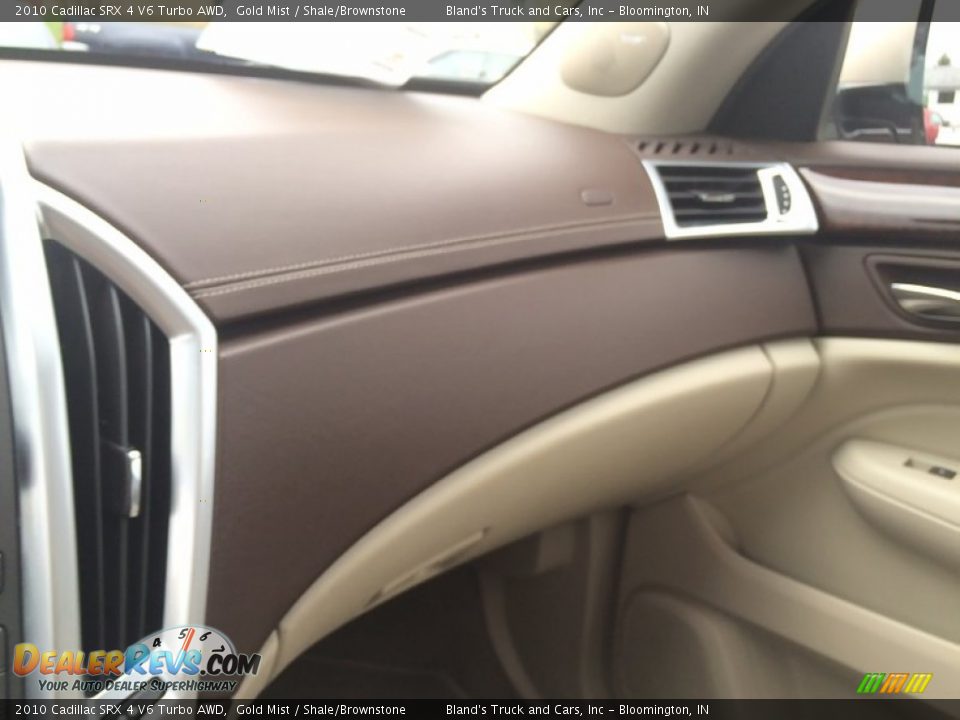 2010 Cadillac SRX 4 V6 Turbo AWD Gold Mist / Shale/Brownstone Photo #34