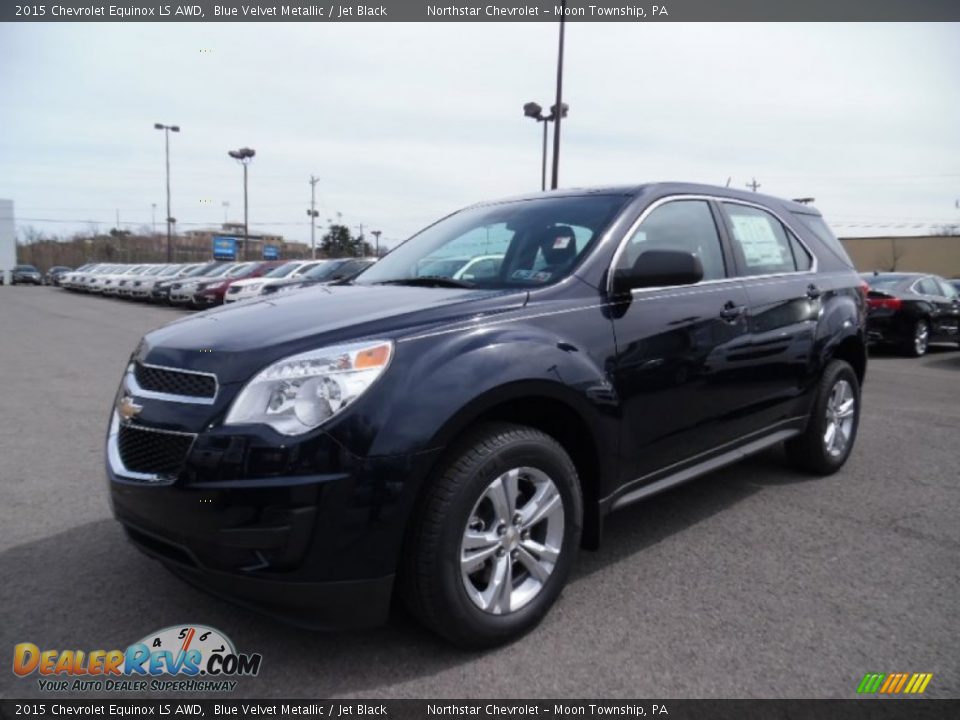 2015 Chevrolet Equinox LS AWD Blue Velvet Metallic / Jet Black Photo #1