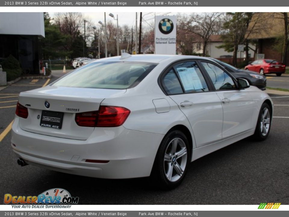 2013 BMW 3 Series 328i xDrive Sedan Alpine White / Venetian Beige Photo #3