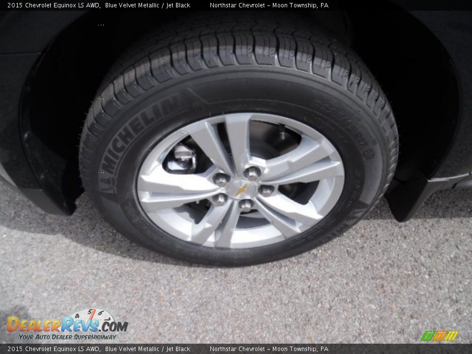 2015 Chevrolet Equinox LS AWD Blue Velvet Metallic / Jet Black Photo #11