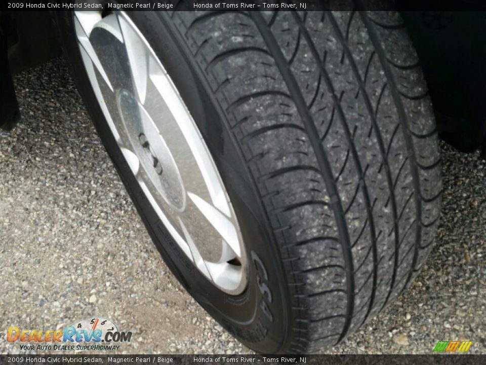 2009 Honda Civic Hybrid Sedan Magnetic Pearl / Beige Photo #2