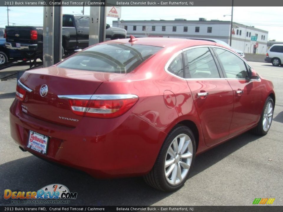 2013 Buick Verano FWD Crystal Red Tintcoat / Cashmere Photo #4