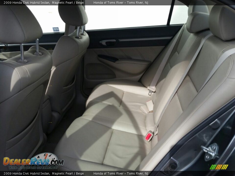 2009 Honda Civic Hybrid Sedan Magnetic Pearl / Beige Photo #10