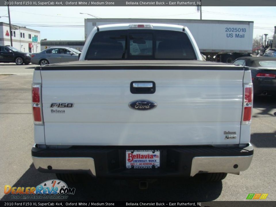 2010 Ford F150 XL SuperCab 4x4 Oxford White / Medium Stone Photo #5