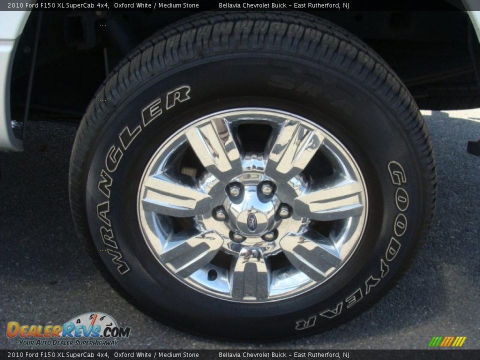 2010 Ford F150 XL SuperCab 4x4 Oxford White / Medium Stone Photo #13