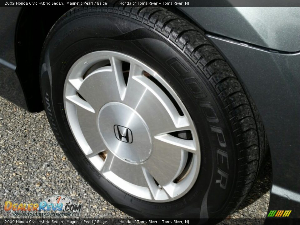 2009 Honda Civic Hybrid Sedan Magnetic Pearl / Beige Photo #29