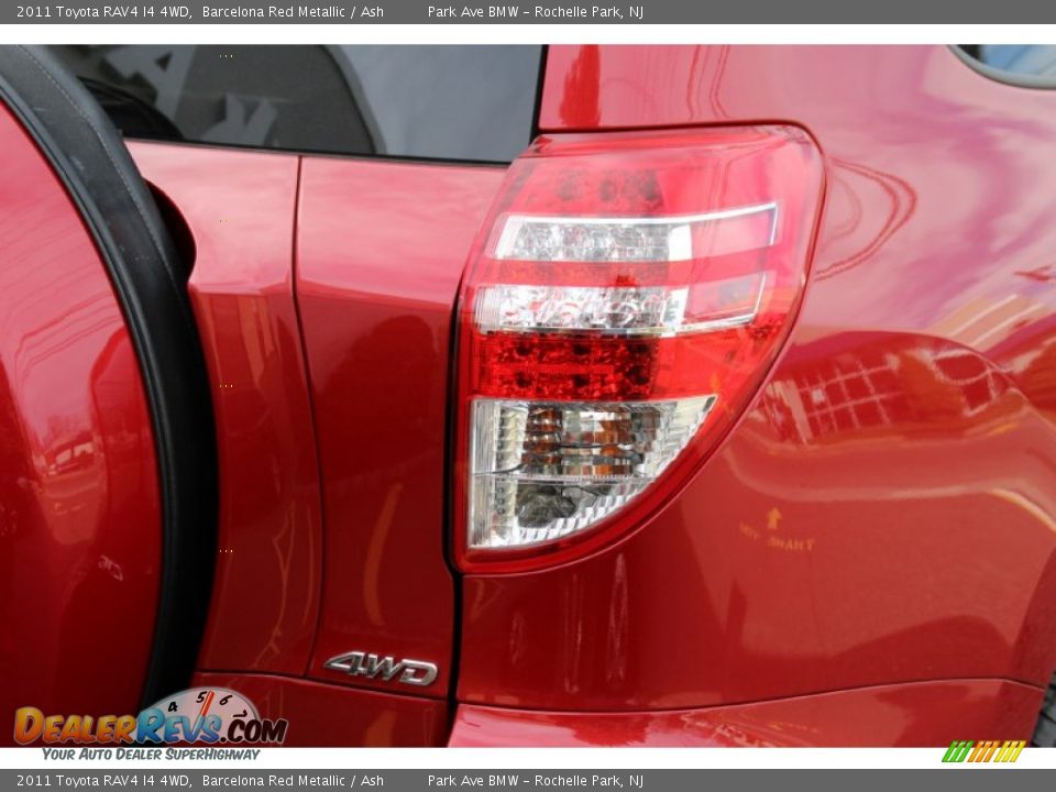 2011 Toyota RAV4 I4 4WD Barcelona Red Metallic / Ash Photo #23