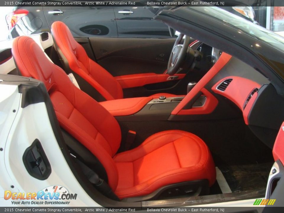 Front Seat of 2015 Chevrolet Corvette Stingray Convertible Photo #7
