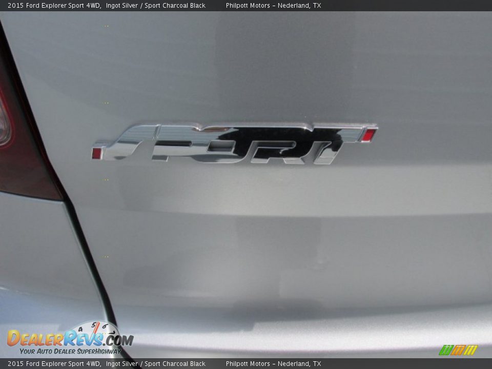 2015 Ford Explorer Sport 4WD Ingot Silver / Sport Charcoal Black Photo #13