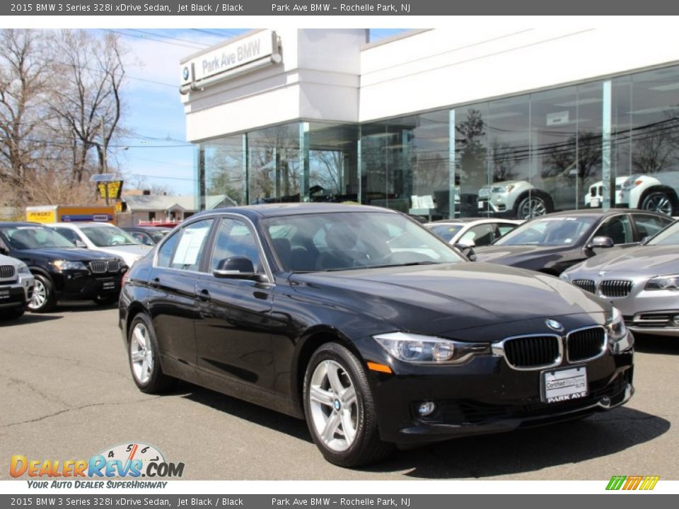2015 BMW 3 Series 328i xDrive Sedan Jet Black / Black Photo #1