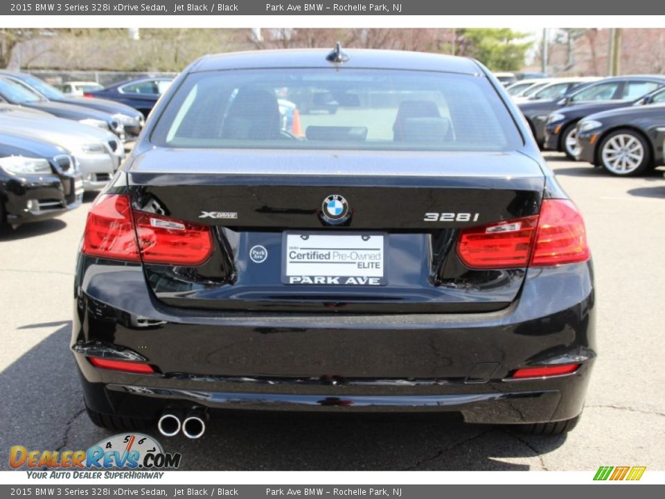 2015 BMW 3 Series 328i xDrive Sedan Jet Black / Black Photo #4