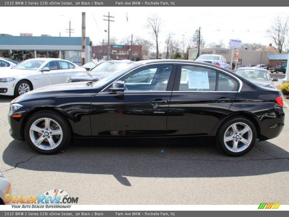 2015 BMW 3 Series 328i xDrive Sedan Jet Black / Black Photo #6
