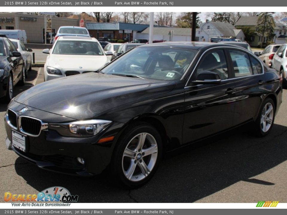 2015 BMW 3 Series 328i xDrive Sedan Jet Black / Black Photo #7