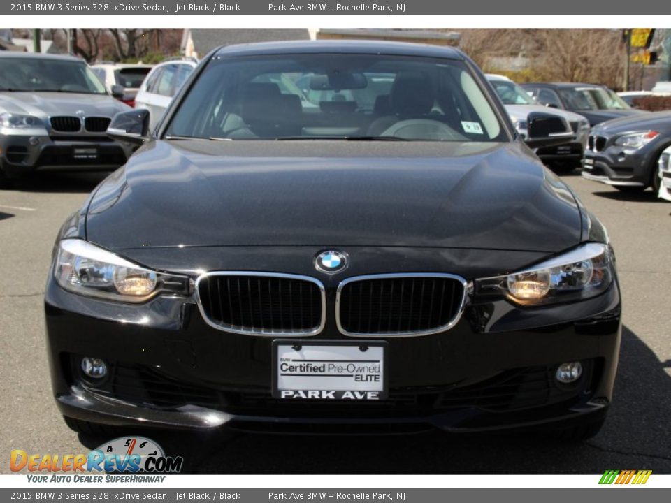 2015 BMW 3 Series 328i xDrive Sedan Jet Black / Black Photo #8