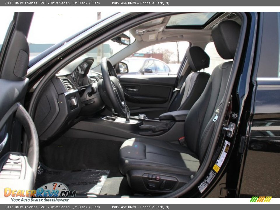 2015 BMW 3 Series 328i xDrive Sedan Jet Black / Black Photo #12