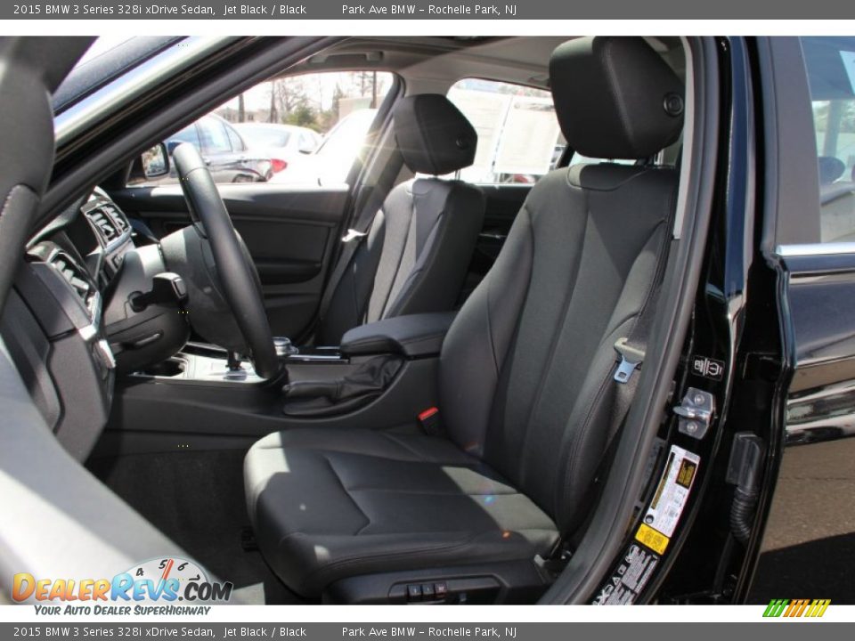 2015 BMW 3 Series 328i xDrive Sedan Jet Black / Black Photo #14