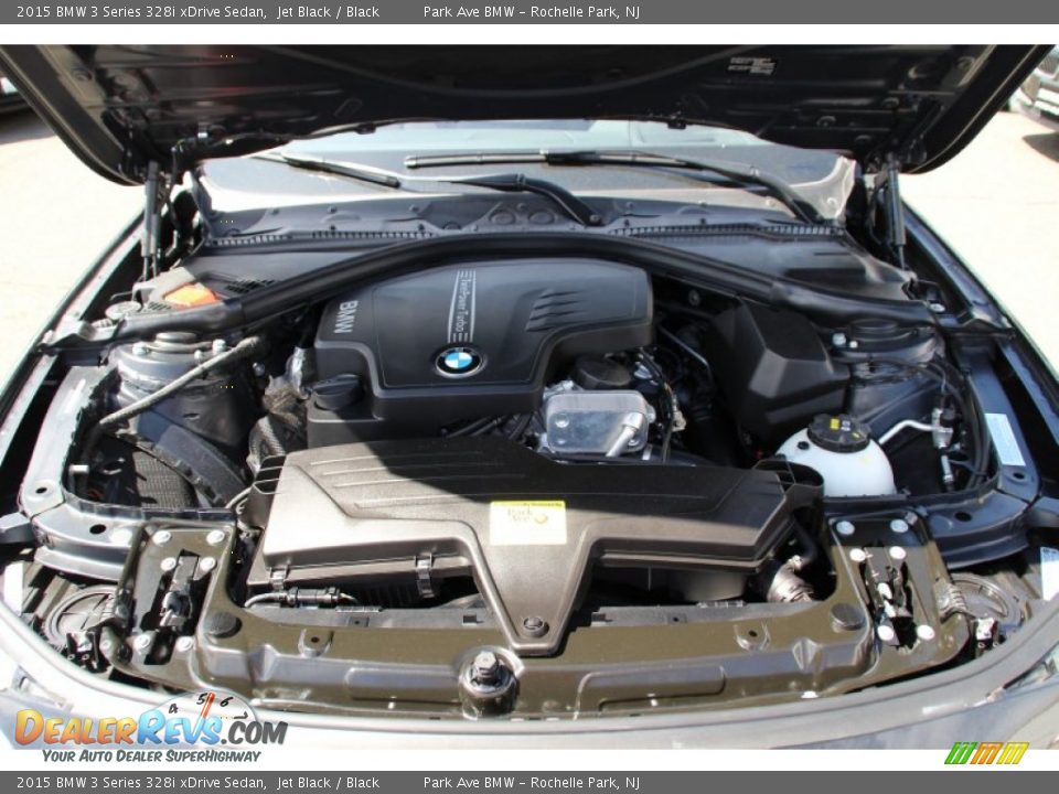 2015 BMW 3 Series 328i xDrive Sedan Jet Black / Black Photo #31