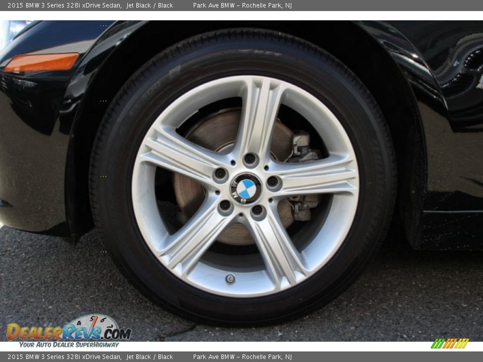 2015 BMW 3 Series 328i xDrive Sedan Jet Black / Black Photo #33