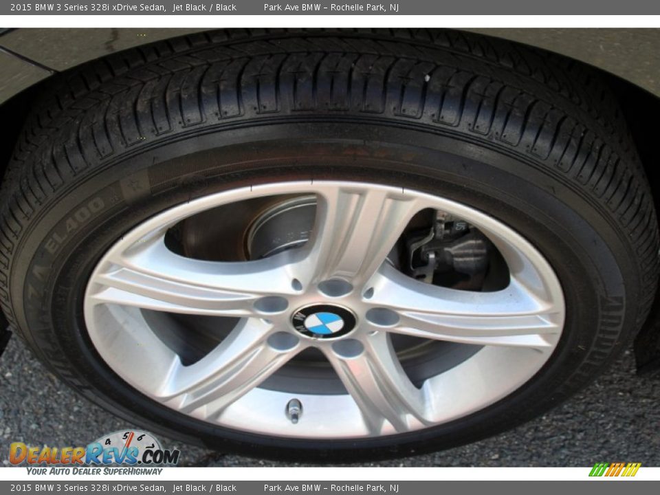 2015 BMW 3 Series 328i xDrive Sedan Jet Black / Black Photo #34