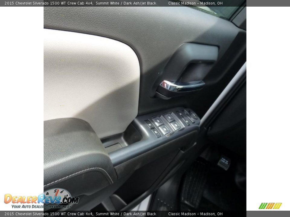 2015 Chevrolet Silverado 1500 WT Crew Cab 4x4 Summit White / Dark Ash/Jet Black Photo #3