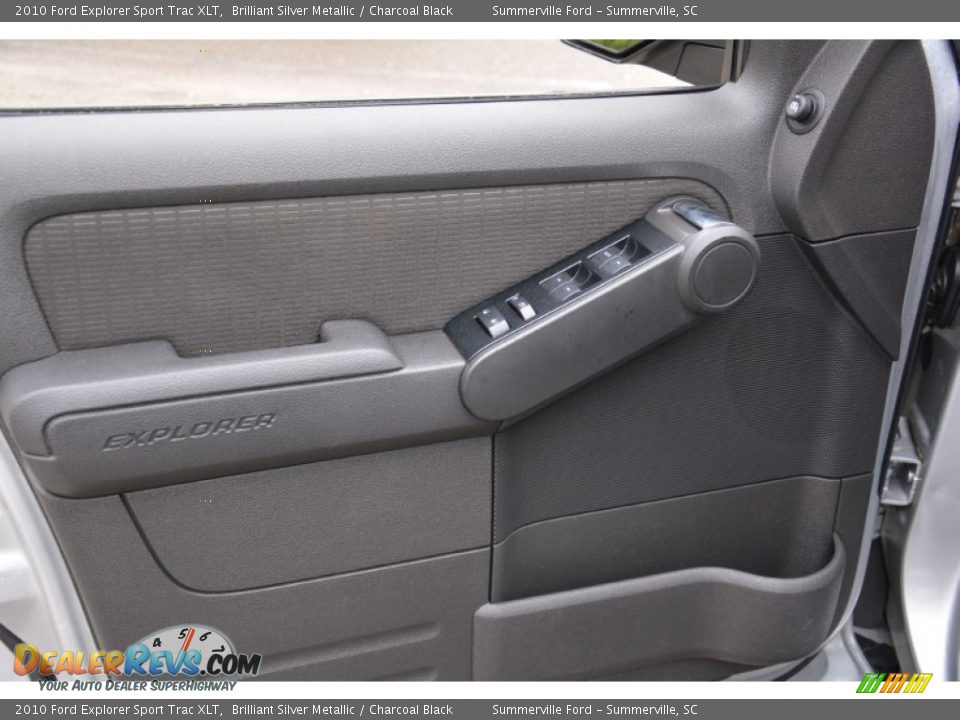2010 Ford Explorer Sport Trac XLT Brilliant Silver Metallic / Charcoal Black Photo #13