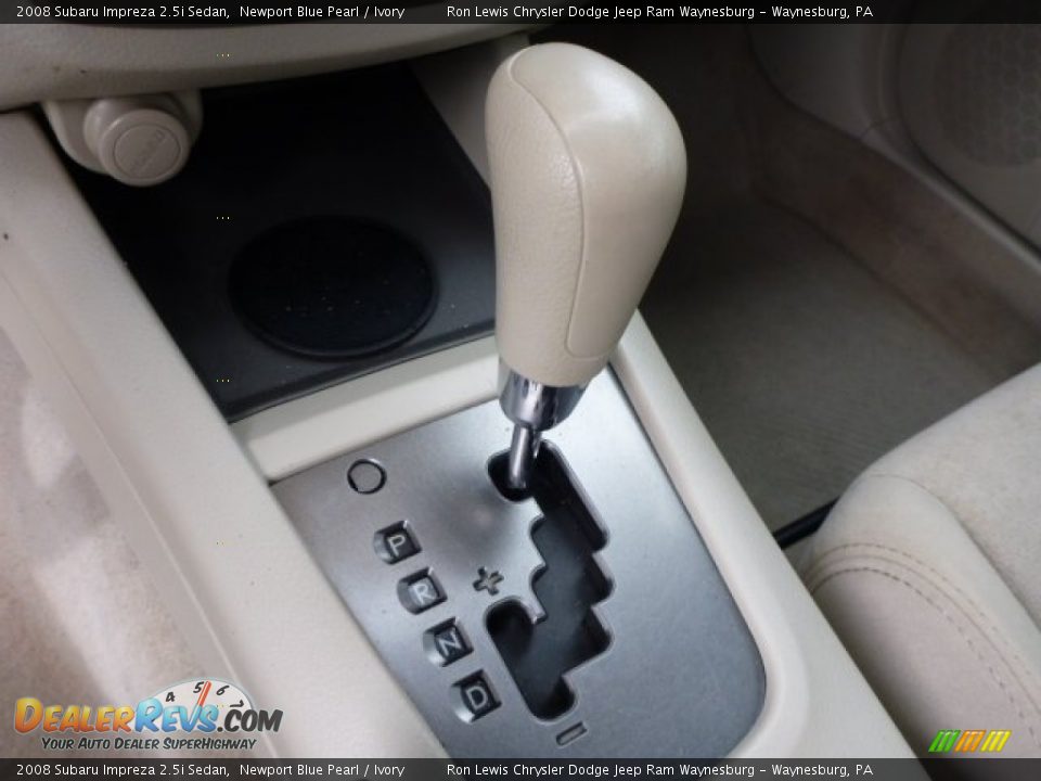 2008 Subaru Impreza 2.5i Sedan Newport Blue Pearl / Ivory Photo #16