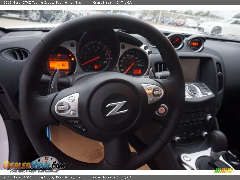 2015 Nissan 370Z Touring Coupe Pearl White / Black Photo #10