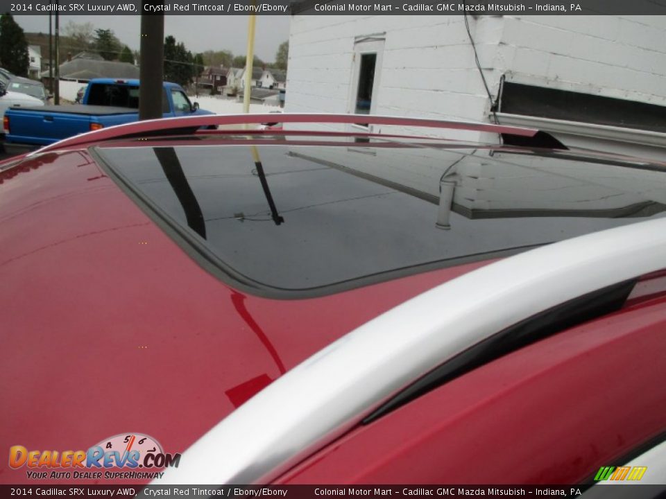 2014 Cadillac SRX Luxury AWD Crystal Red Tintcoat / Ebony/Ebony Photo #10