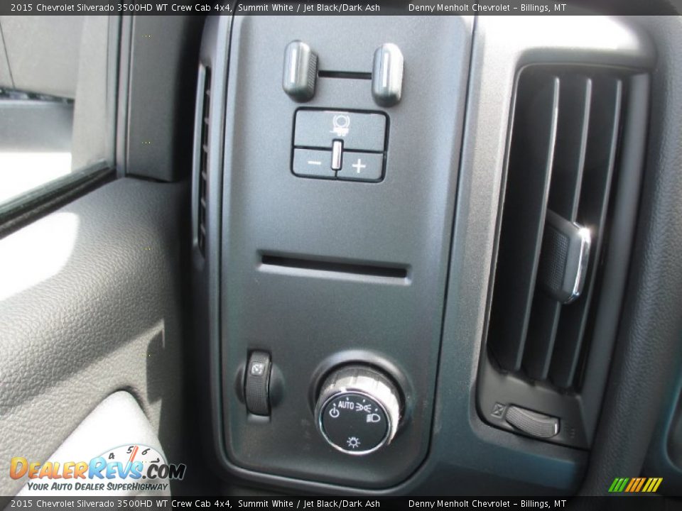2015 Chevrolet Silverado 3500HD WT Crew Cab 4x4 Summit White / Jet Black/Dark Ash Photo #14