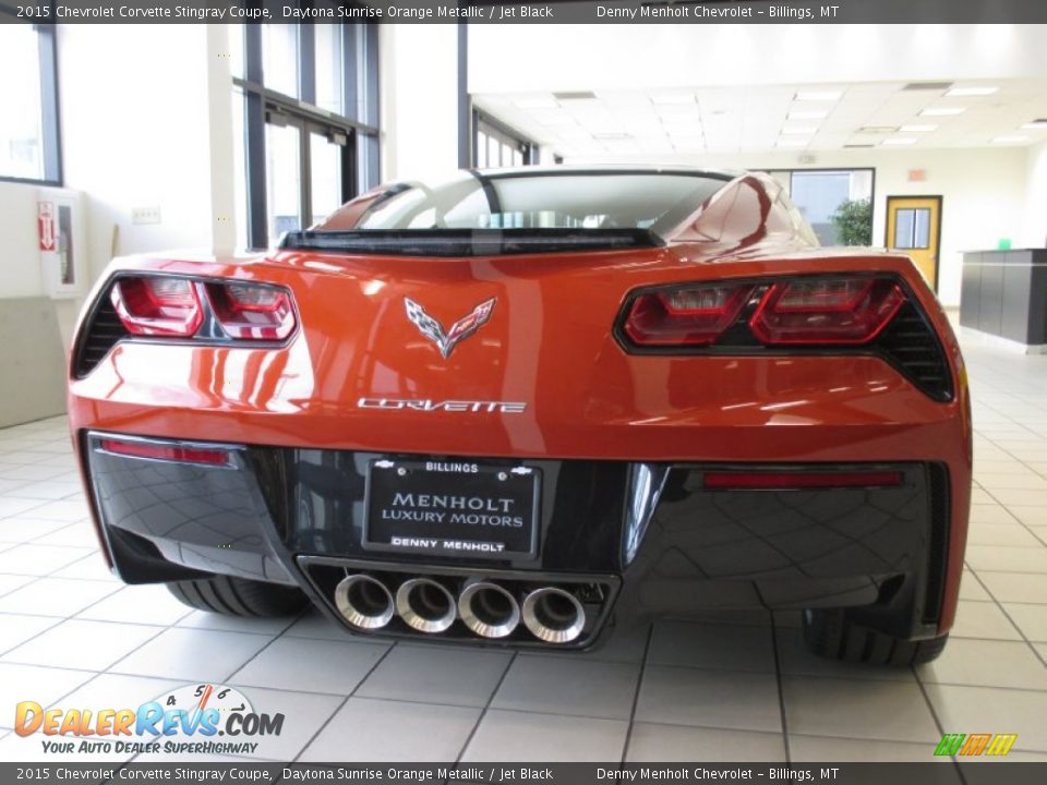 2015 Chevrolet Corvette Stingray Coupe Daytona Sunrise Orange Metallic / Jet Black Photo #3