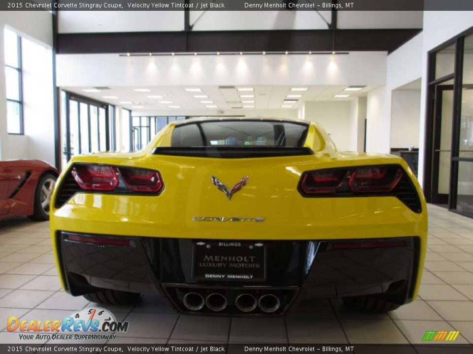 2015 Chevrolet Corvette Stingray Coupe Velocity Yellow Tintcoat / Jet Black Photo #3