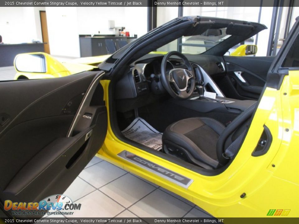 2015 Chevrolet Corvette Stingray Coupe Velocity Yellow Tintcoat / Jet Black Photo #4