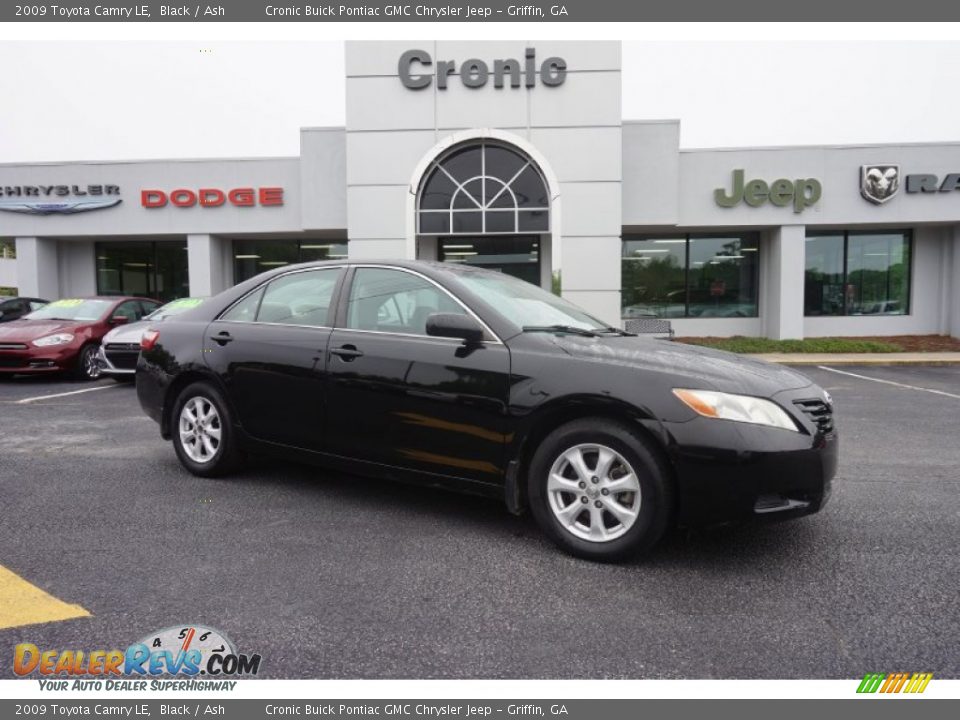 2009 Toyota Camry LE Black / Ash Photo #1