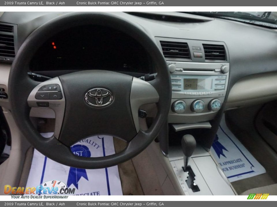 2009 Toyota Camry LE Black / Ash Photo #10