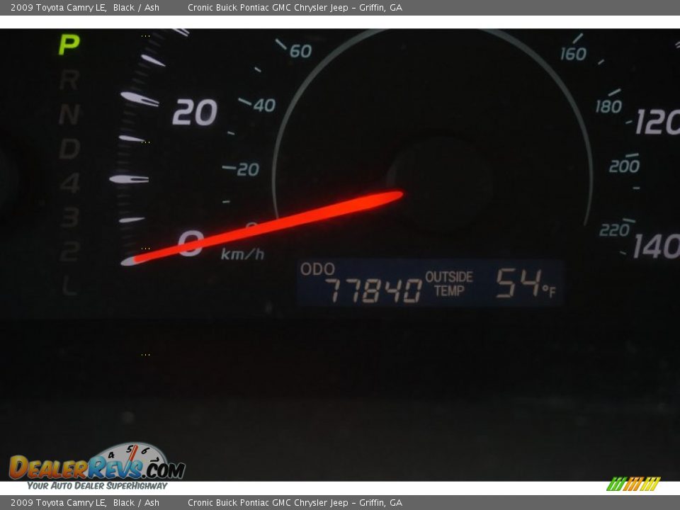 2009 Toyota Camry LE Black / Ash Photo #19