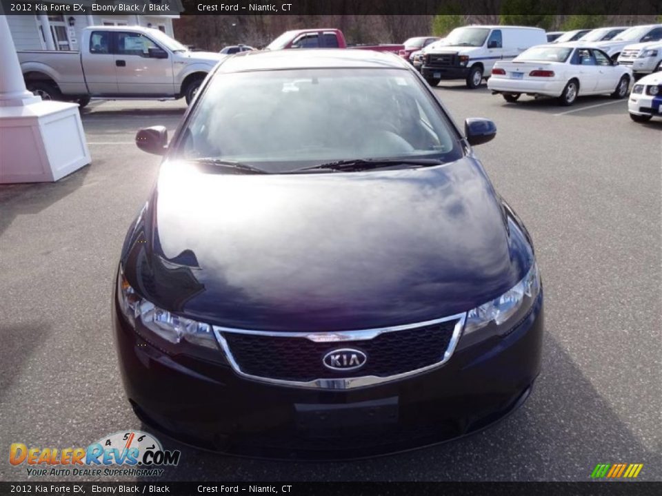 2012 Kia Forte EX Ebony Black / Black Photo #2