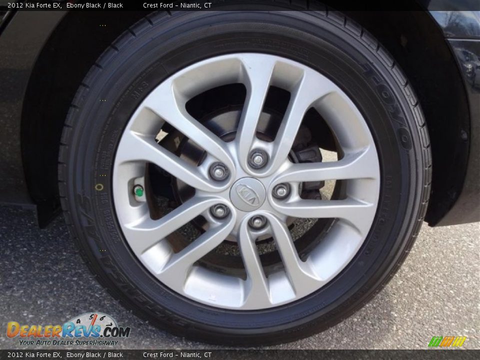 2012 Kia Forte EX Ebony Black / Black Photo #8