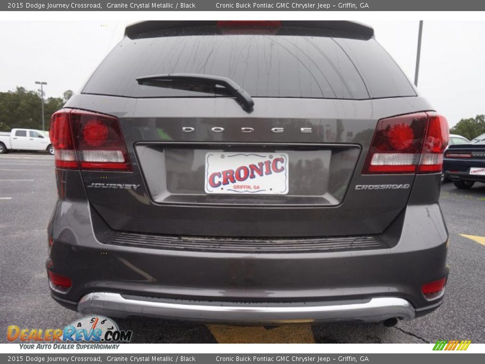 2015 Dodge Journey Crossroad Granite Crystal Metallic / Black Photo #6