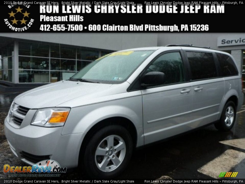 2010 Dodge Grand Caravan SE Hero Bright Silver Metallic / Dark Slate Gray/Light Shale Photo #1