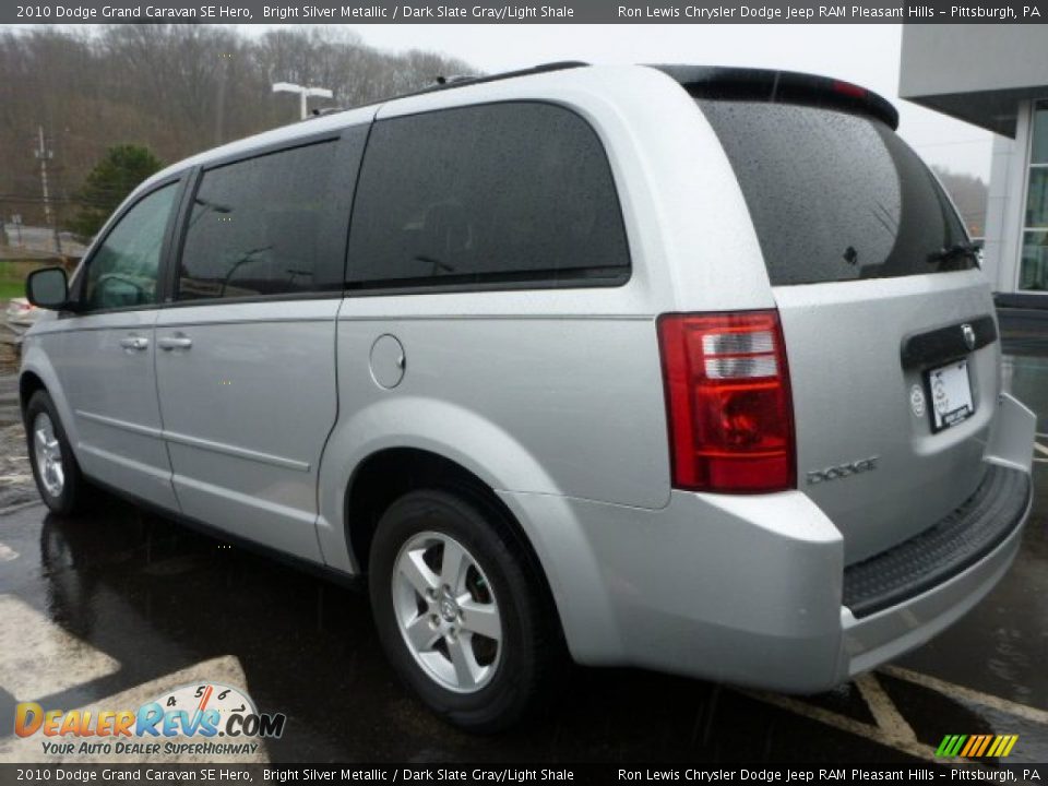 2010 Dodge Grand Caravan SE Hero Bright Silver Metallic / Dark Slate Gray/Light Shale Photo #3