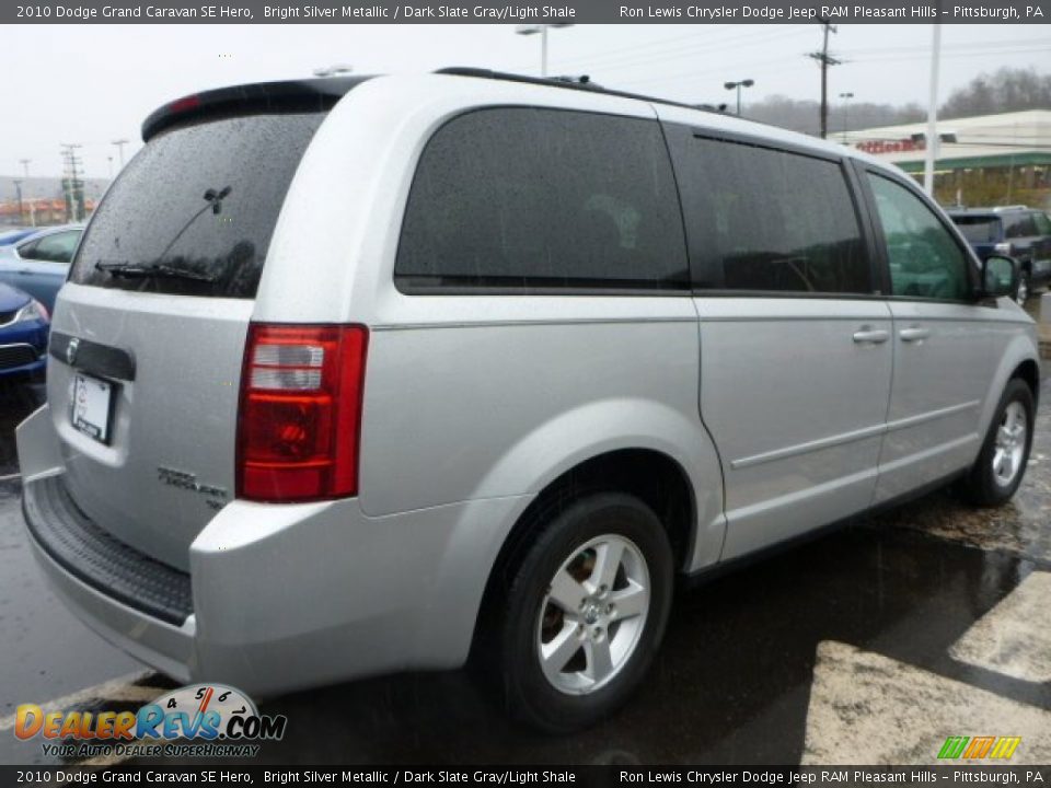 2010 Dodge Grand Caravan SE Hero Bright Silver Metallic / Dark Slate Gray/Light Shale Photo #6