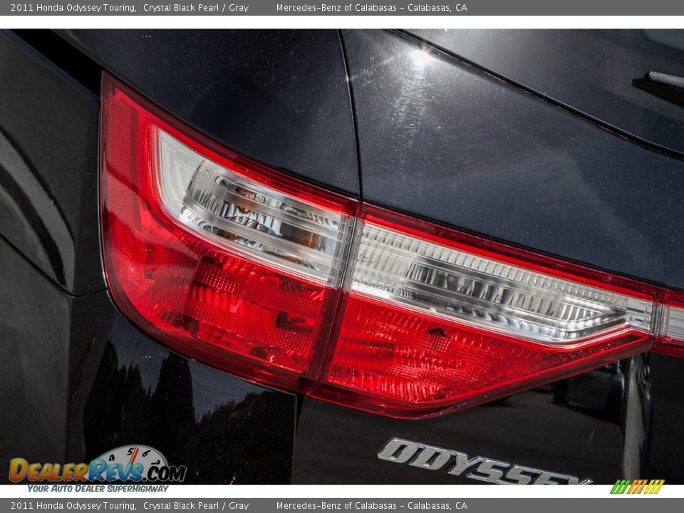2011 Honda Odyssey Touring Crystal Black Pearl / Gray Photo #29