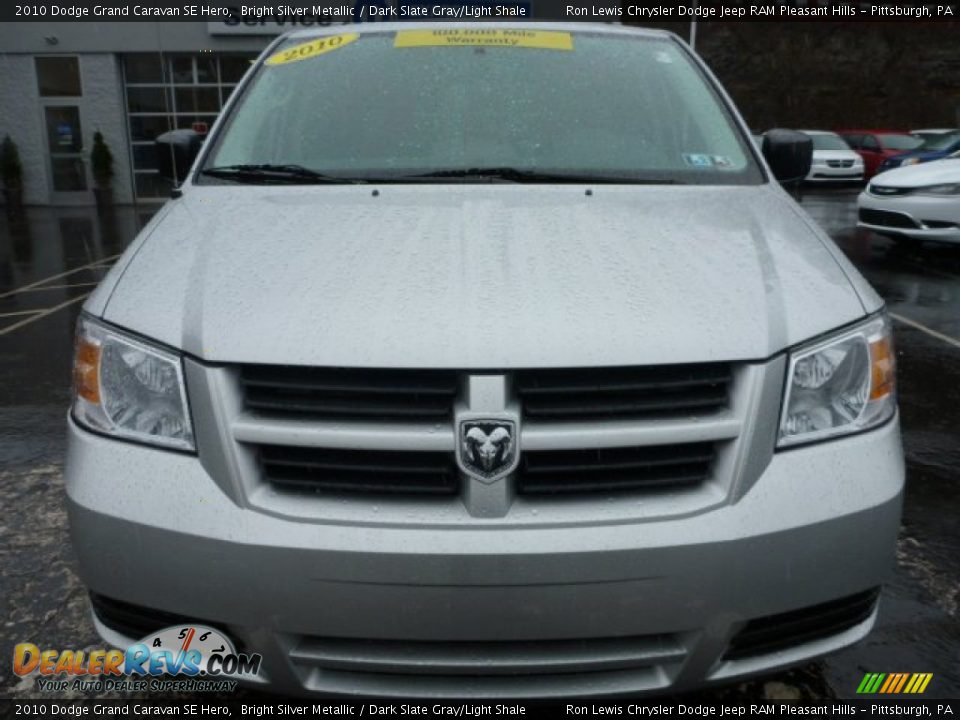 2010 Dodge Grand Caravan SE Hero Bright Silver Metallic / Dark Slate Gray/Light Shale Photo #9
