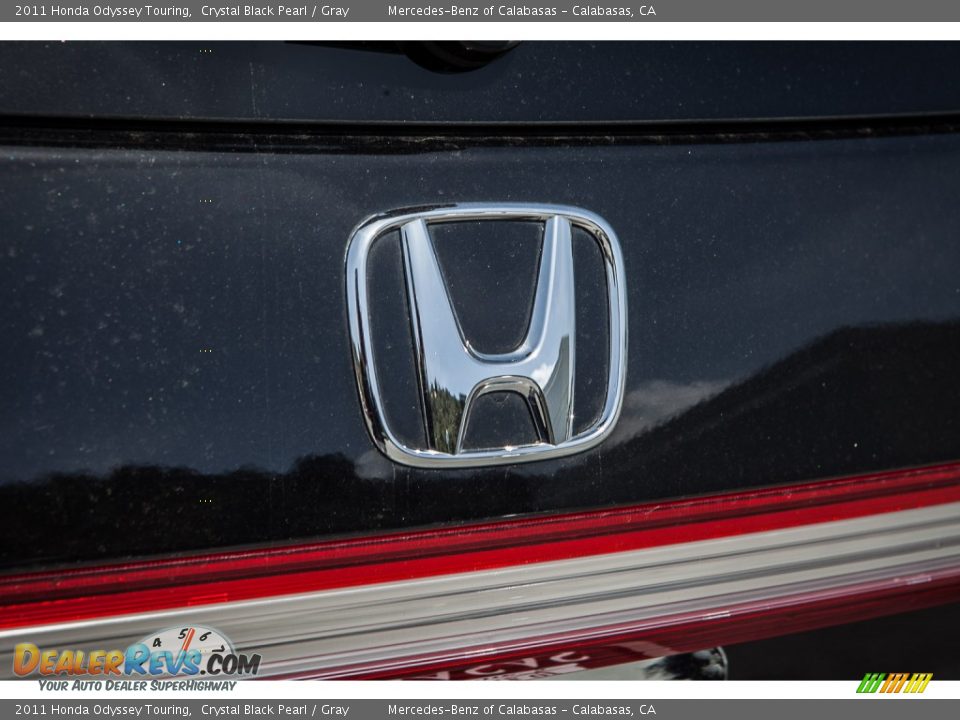 2011 Honda Odyssey Touring Crystal Black Pearl / Gray Photo #31