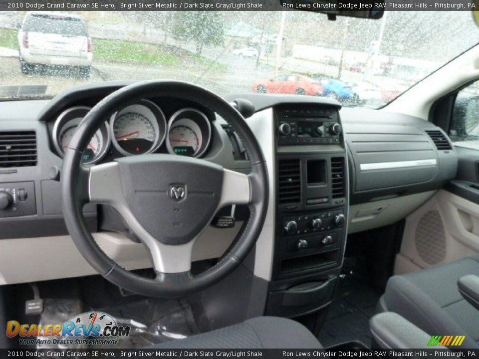 2010 Dodge Grand Caravan SE Hero Bright Silver Metallic / Dark Slate Gray/Light Shale Photo #14