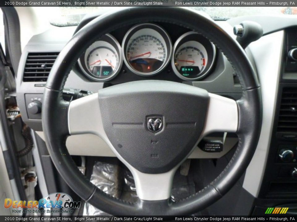 2010 Dodge Grand Caravan SE Hero Bright Silver Metallic / Dark Slate Gray/Light Shale Photo #16