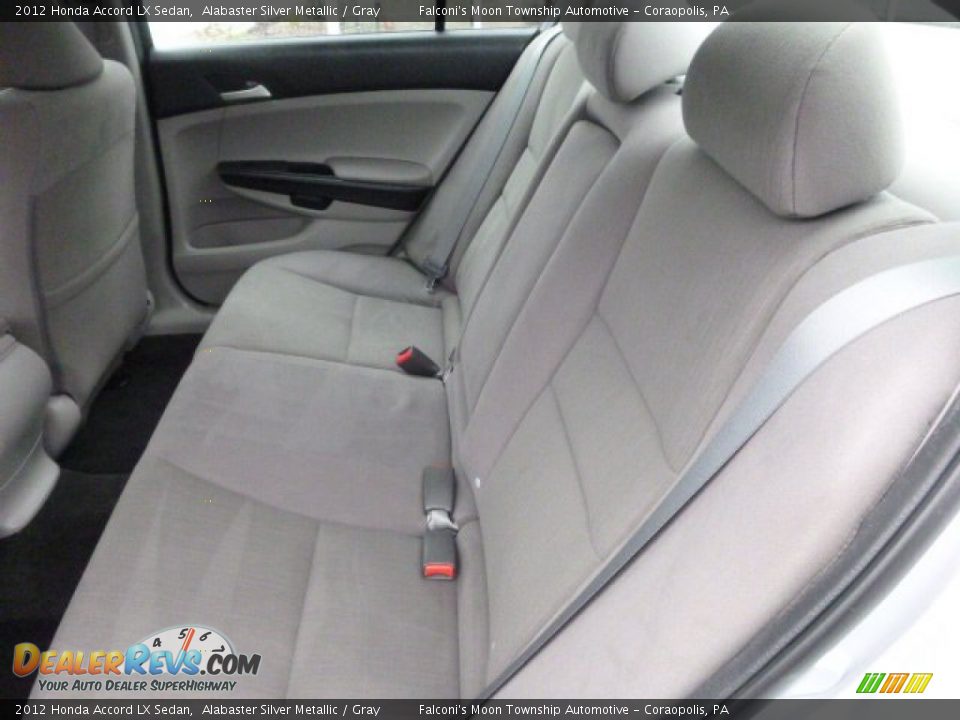 2012 Honda Accord LX Sedan Alabaster Silver Metallic / Gray Photo #16